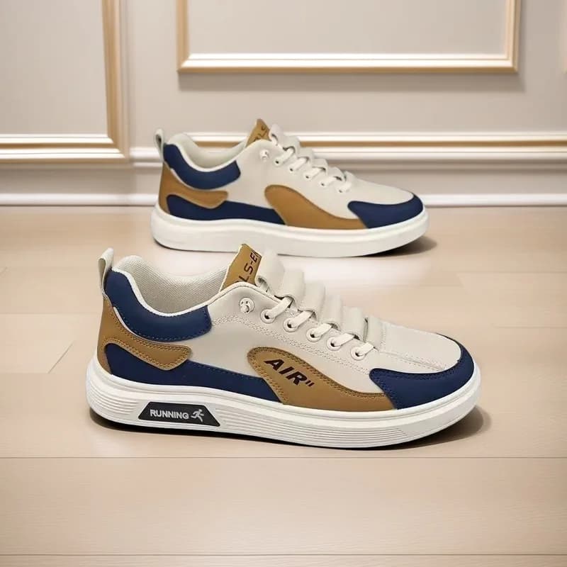 2025 News Hot Men's Shoes with Leather Surface, Low Cut, Fashionable, Trendy, Running and Sports, One Foot Men's Casual Shoes