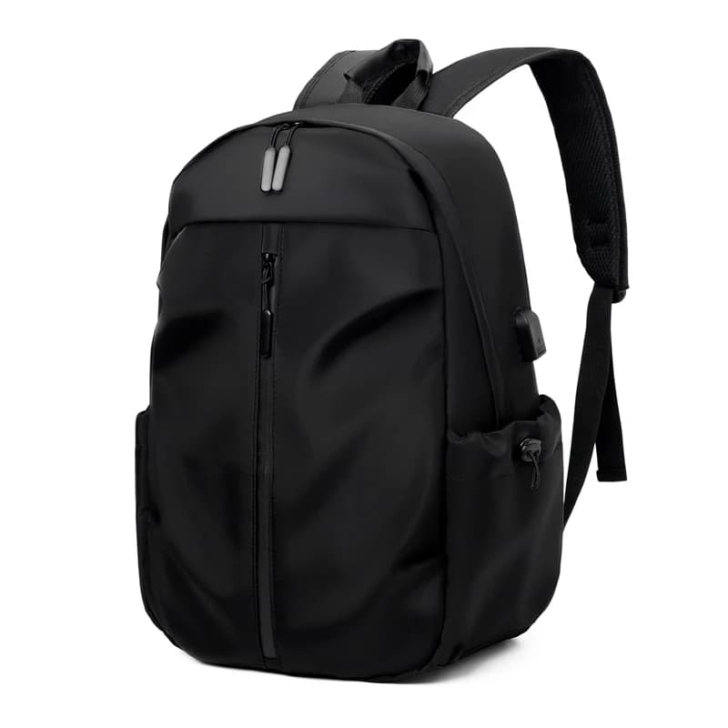 1 14 Inch Large Capacity Leisure Schoolbag Sports Simple Men And Women Universal Computer Backpack With Pendant