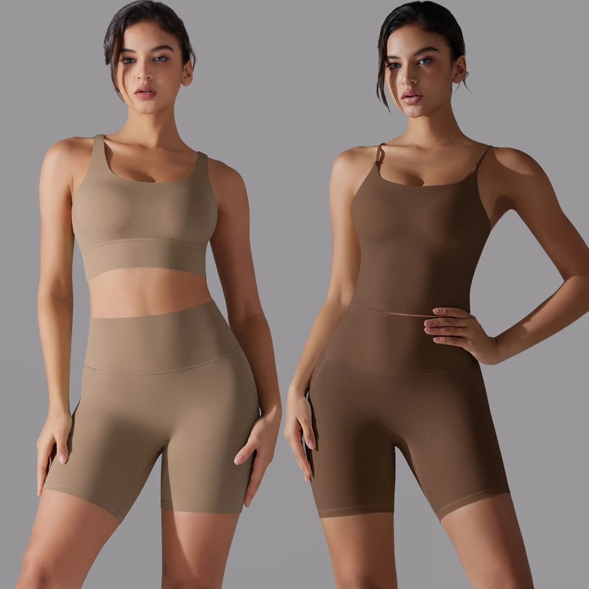 Women Fitness Crop Top Shockproof Sports Bras Women Sexy Yoga Vest Quick Drying Cycling Workout Gym Shorts