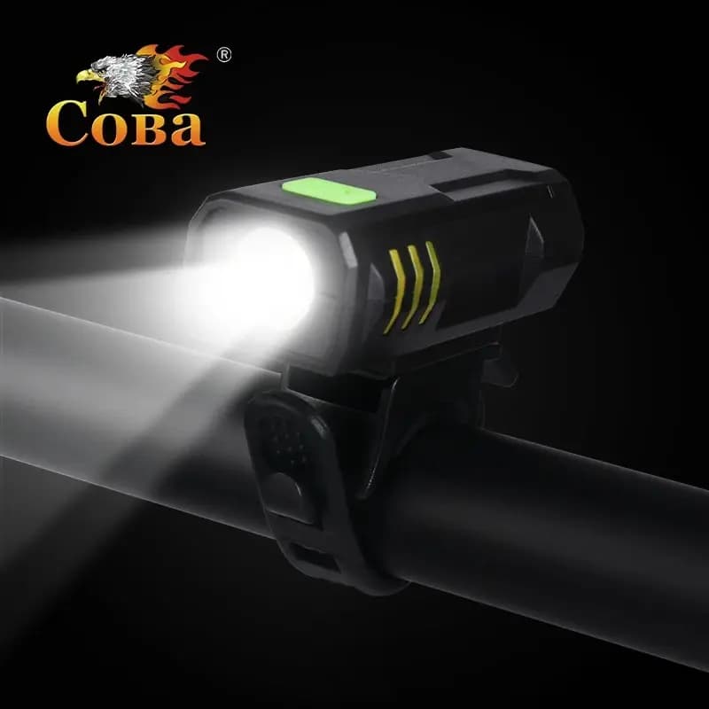 COBA Bicycle Bike USB Rechargeable Light LED High Brightness Multi-Function Road MTB Cycling Safety Front Lights