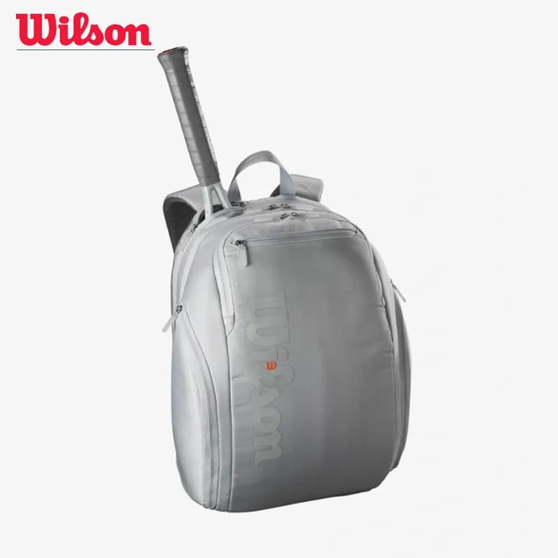 Wilson Tennis Rackets Bag SHIFT SUPER TOUR Large Capacity Tennis Backpack Badminton Squash Racquet Bag with Separated Shoes Bag
