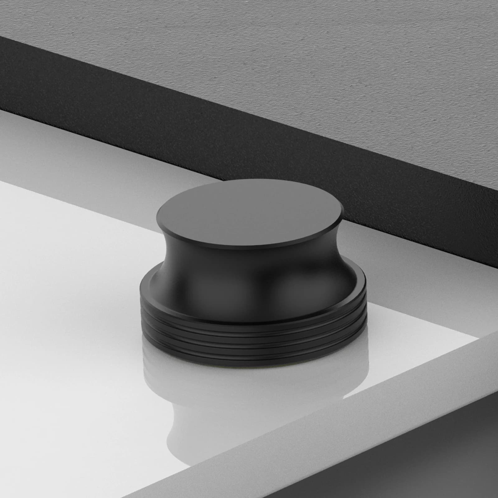 Preffair LP350B Record Turntables Weight Stabilizer LP Vinyl Clamp Aluminum Metal Player Accessories