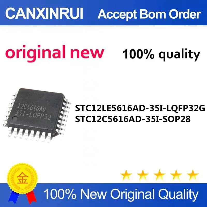 STC12LE5616 5628 12C5616AD-35I-LQFP32G 12C5616AD-35I-SOP28