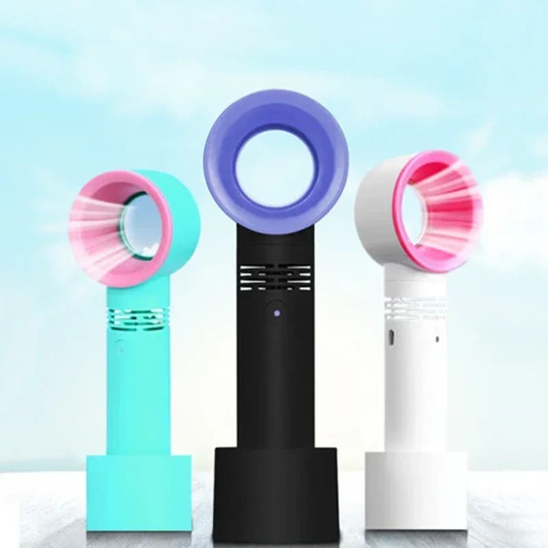 Rechargeable Eyelash Blower USB Portable False Eyelash Fast Drying Bladeless Fan False Eyelash Extender Women's Makeup Tools