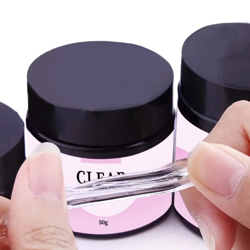 100g Clear UV Clay Rapid Curing DIP Resin Glue Jewelry Making Accessory Free Creative Model Kneading Glue for Beginners