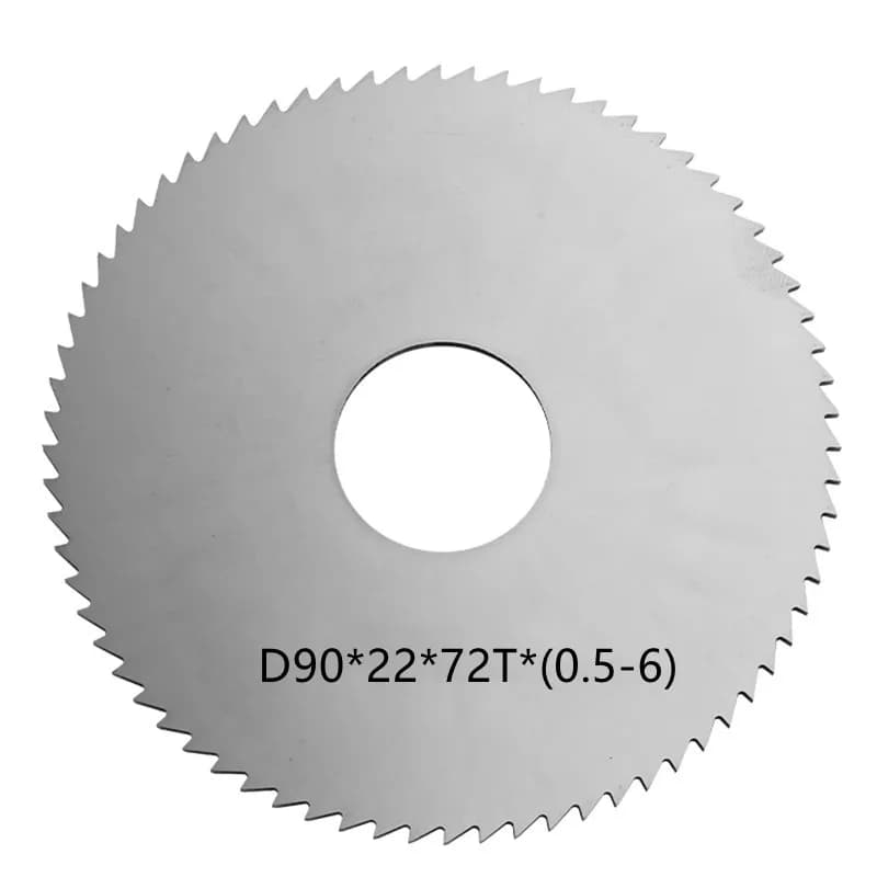 D90 Solid Carbide Tungsten Steel Cutting Saw Blade Milling Cutter 90*22mm (0.5 1.0 1.5 2 2.0 2.5 3.0 3.5 4 4.5 5)