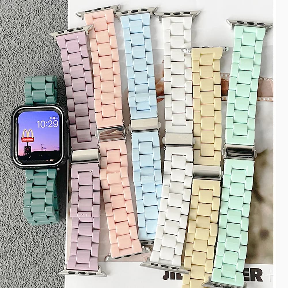 Candy Strap For Apple Watch ultra 2/9/8/7/SE 49mm 41mm 45mm 42mm 40mm wristband link bracelet iwatch series 5 4 SE 6 44MM Band