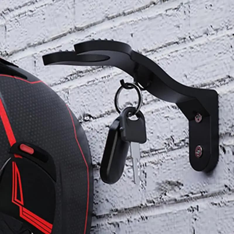 Motorcycle Head Gear Hook Motorcycle Helmet Holder Helmet Hook Wall Mount Football Bicycle Hat Hanger Stand for Caps wall rack
