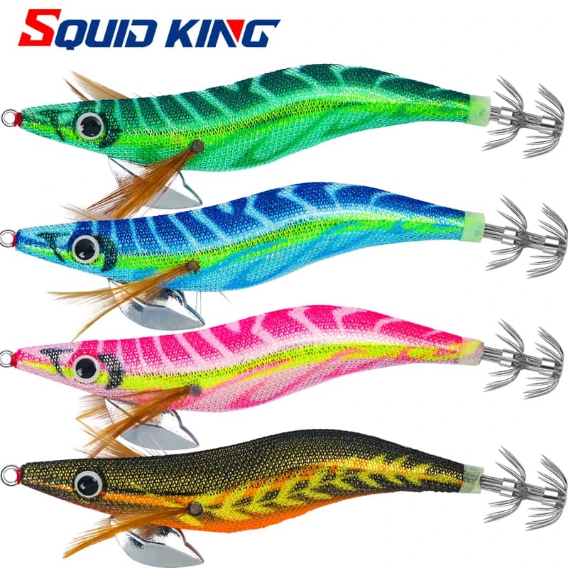 FSDZSO 2022 NEW Luminous Floating Squid Jig 19g 130mm Eging Fishing Squid Lure Artificial Bait for Fishing Squid Octopus