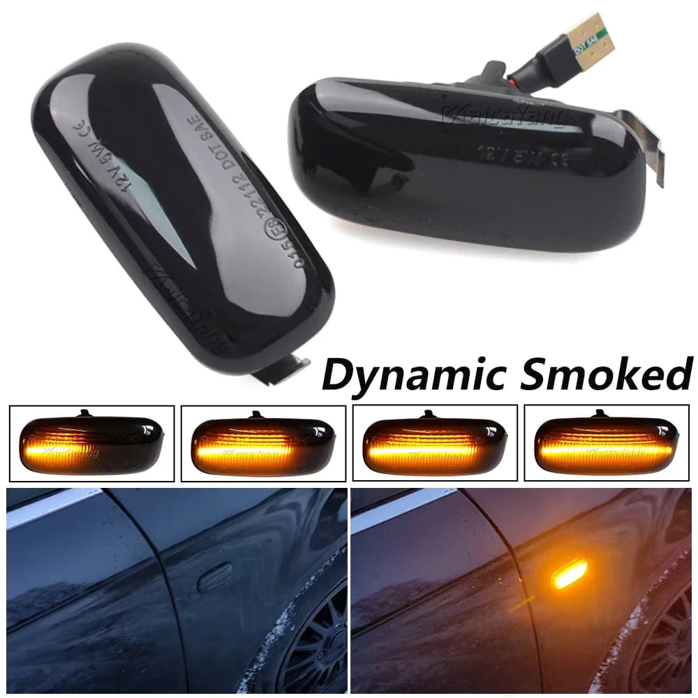 For Audi A3 S3 8P A4 S4 RS4 B6 B7 A6 S6 RS6 Dynamic Turn Signal Light LED Side Marker Fender Sequential Indicator Lamp