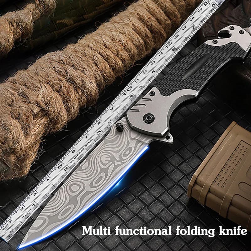 Home multifunctional folding knife, fruit knife, outdoor camping survival knife, multifunctional tool EDC tactical pocket knife