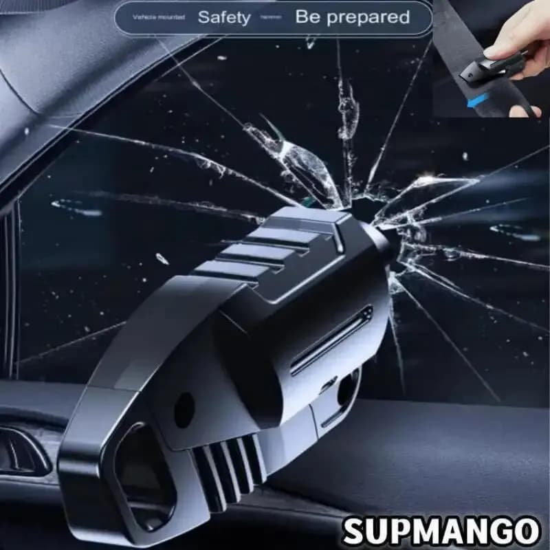 A5 Car Safety Hammer Auto Emergency Glass Window Breaker Seat Belt Cutter Life-Saving Escape Rescue Car Emergency Tool