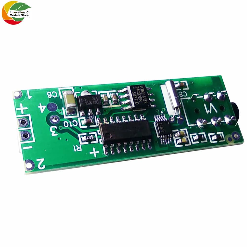 RDA5807 Stereo Two-channel FM Radio Module FM Receiving Board Module FM Receiving Frequency Range 76.0MHz--108.0MHz