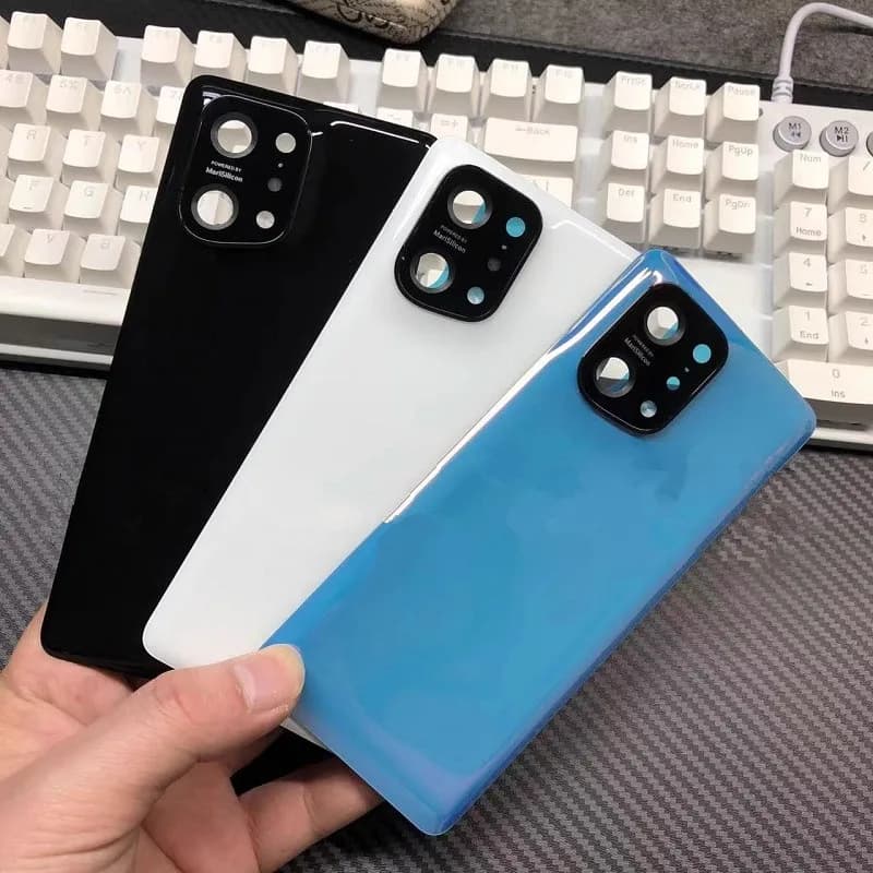 FindX5 Housing For OPPO Find X5 Battery Back Cover Repair Replace Door Phone Rear Case + Camera Lens