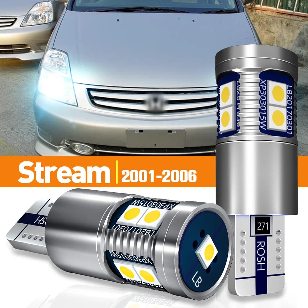 2pcs LED Parking Clearance Light For Honda Stream 2001-2006 2002 2003 2004 2005 Accessories Canbus Lamp