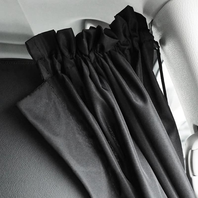 Universal Car Front and Rear Partition Curtains Side Window Shade for Camping