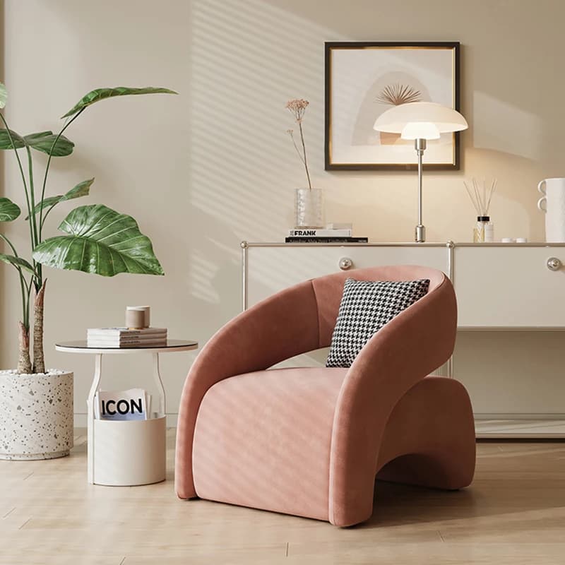 Design Back Rest Chairs Living Room Minimalist Nook Unique Hotel Reading Chair Nordic Armrests Poltrona Luxo Designer Furniture