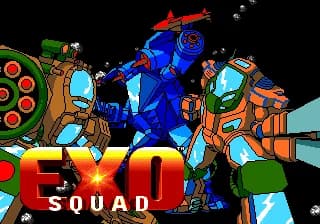 Exo Squad 16bit MD Game Card For Sega Mega Drive For Genesis System