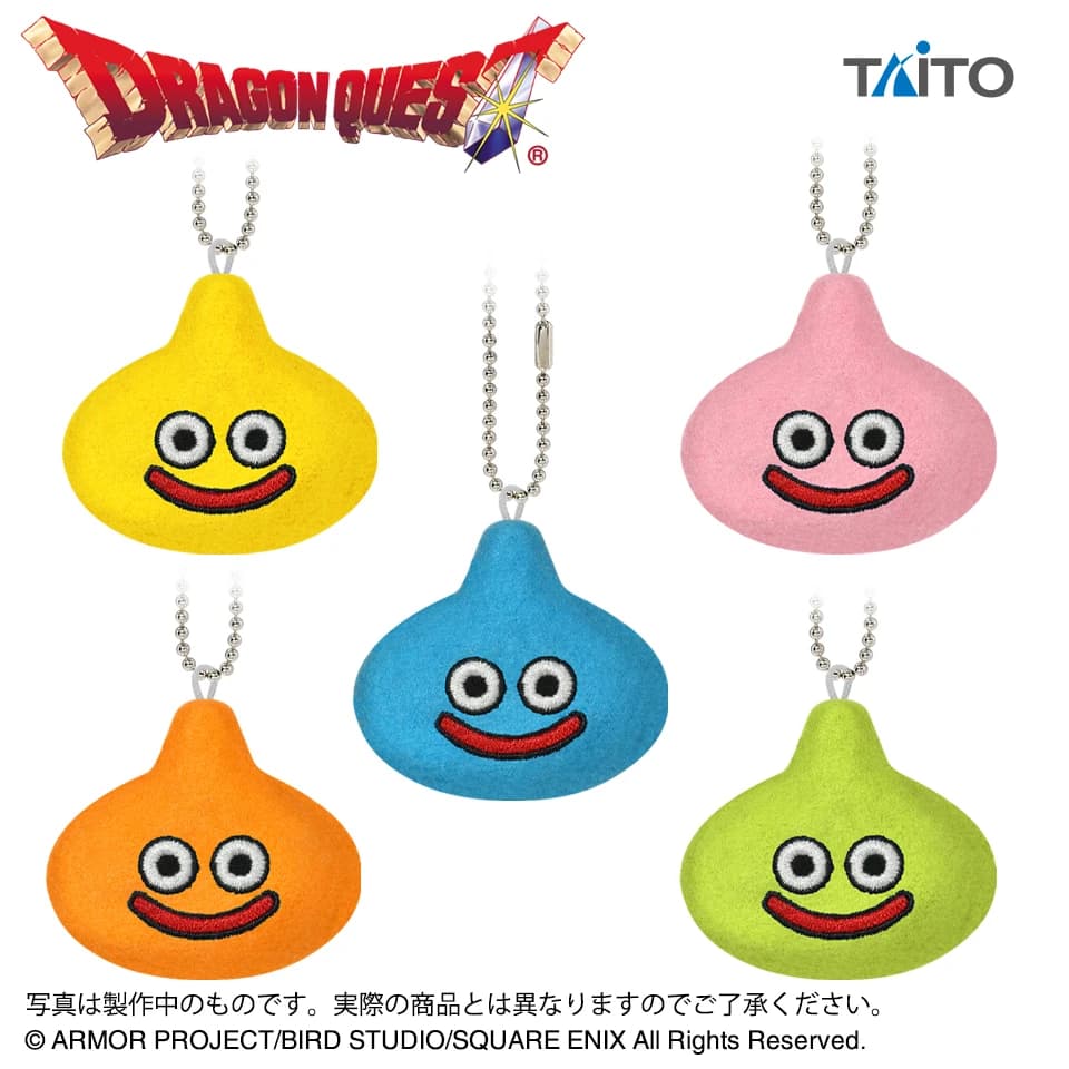 Japan Taito Goods Dragon Quest Soft Pendants Slime Appear
