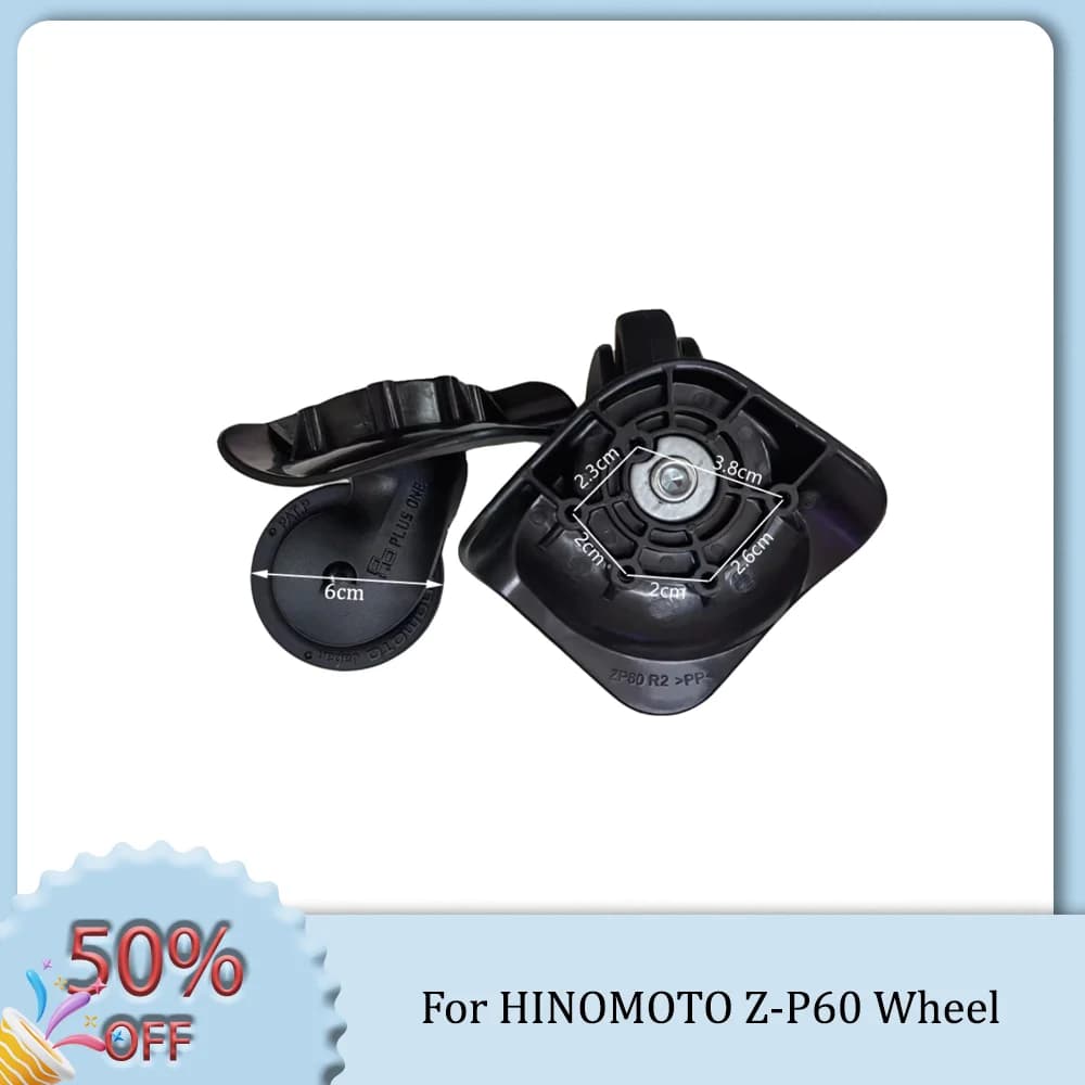 For HINOMOTO Z-P60 Universal Wheel Pull Rod Case Travel Case Silent Durable Convenient Replacement Luggage Accessories Wheels