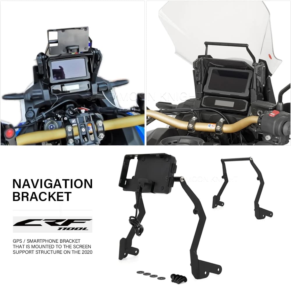 USB Phone Holder For Honda CRF 1100L Africa Twin ADVENTURE SPORTS CRF1100L Africa twin 1100 Motorcycle GPS Navigation Bracket