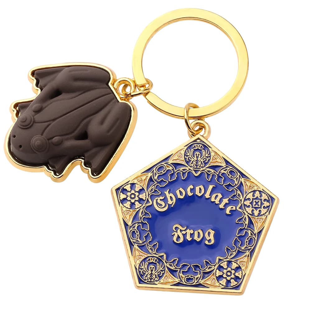 Fashion Chocolate Frog Key Chain Key Ring Anything from Trolleys Wizard Magic World Cosplay Keychain Keyring Jewelry Accessories