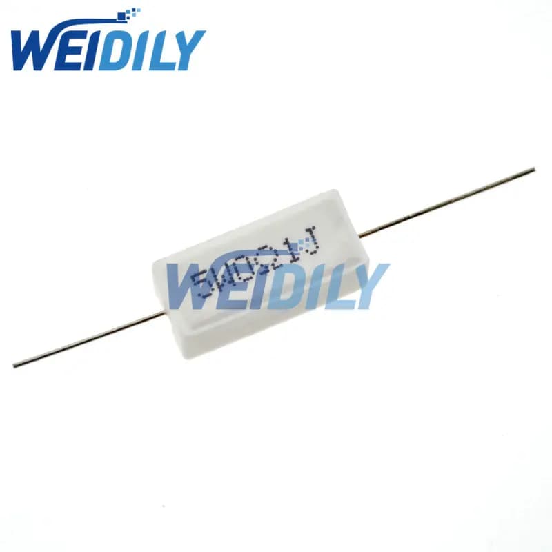 5PCS 5W 5% Cement Resistor Power Resistance 0.1 ~ 10K 0.1R 0.5R 1R 10R 100R 0.22 0.33 0.5 1 2 5 8 10 15 20 25 30 100 1K 10K ohm