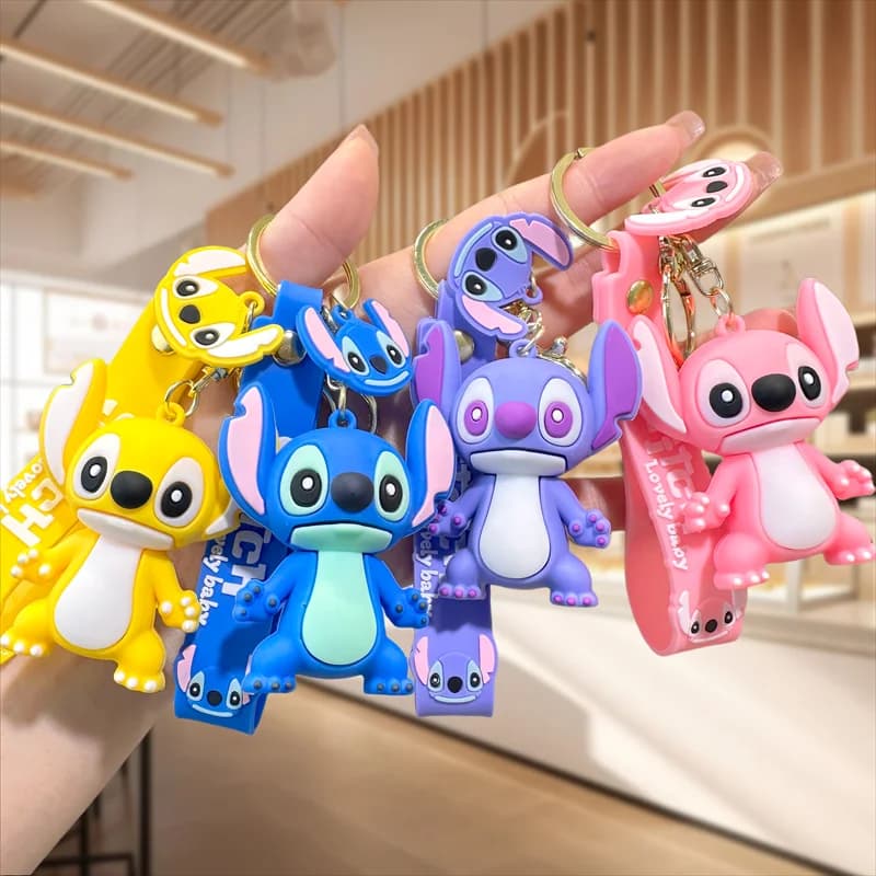 1pc Adorable Cartoon Keychain - Y2K Style PVC Action Figure Doll Toy with Cute Design for Girls - Schoolbag Decor Accessory