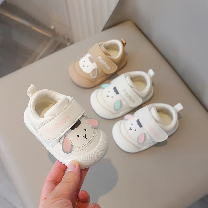 2024 Baby Soft Soled Thick Cotton Plush Walking Shoes Antiskid Cute Shoes for Newborn Baby Winter Warm Kids Outwear Casual Shoes