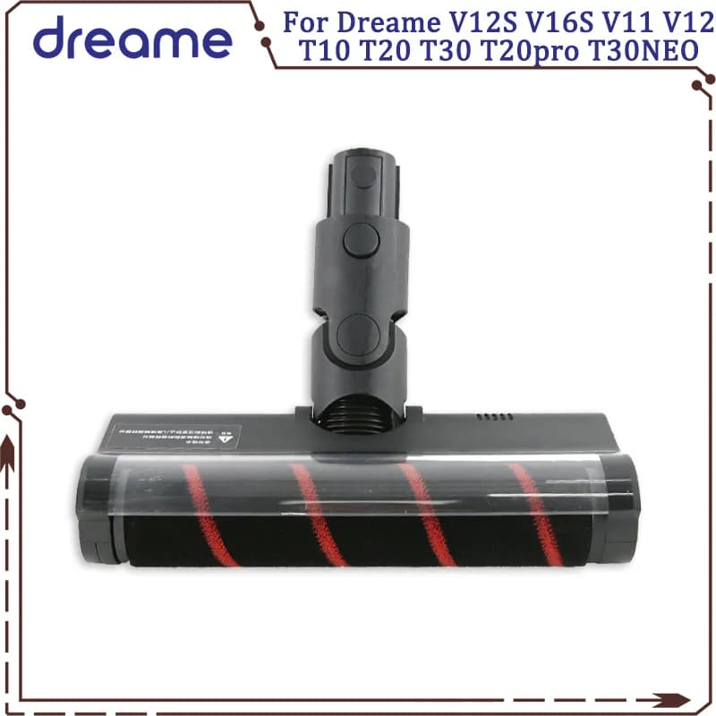 Dreame R10 pro V12S V16S V11 V12 T10 T20 T30 T20pro T30NEO V16 Roller Brush with Green Dust and Soft Velvet Floor Brush Head