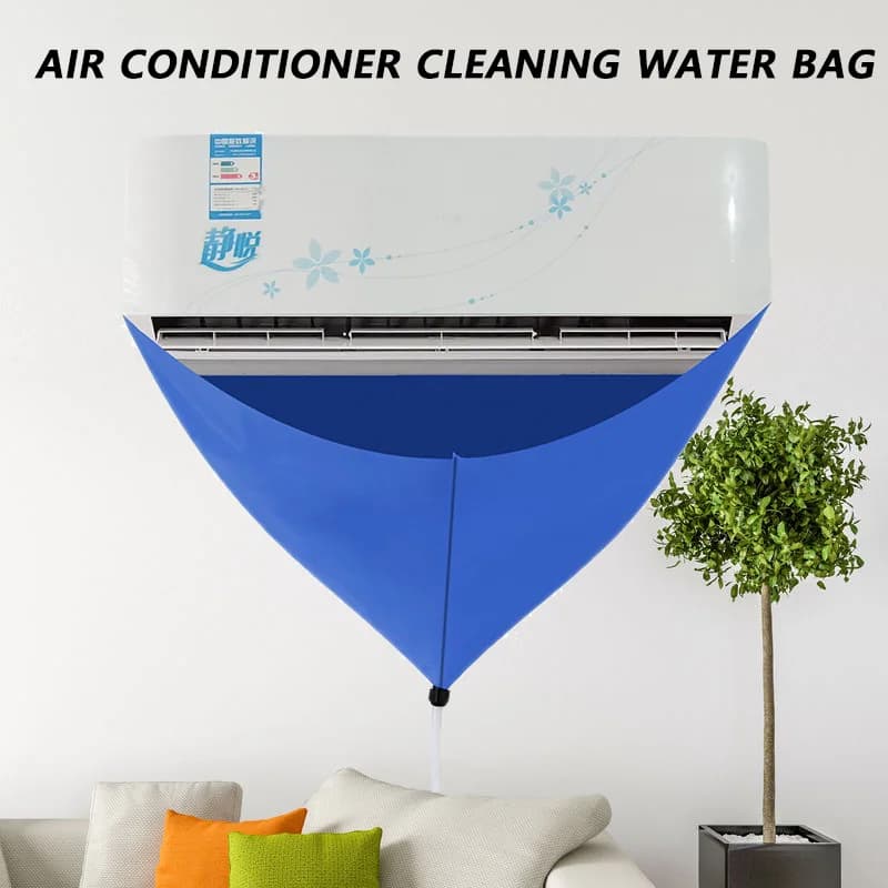 100cm Thickened Cleaner Air Coditioning Cleaning Cover Bag PVC with Water Pipe Home 1-1.5P Split Hanging Air Conditioner Tools