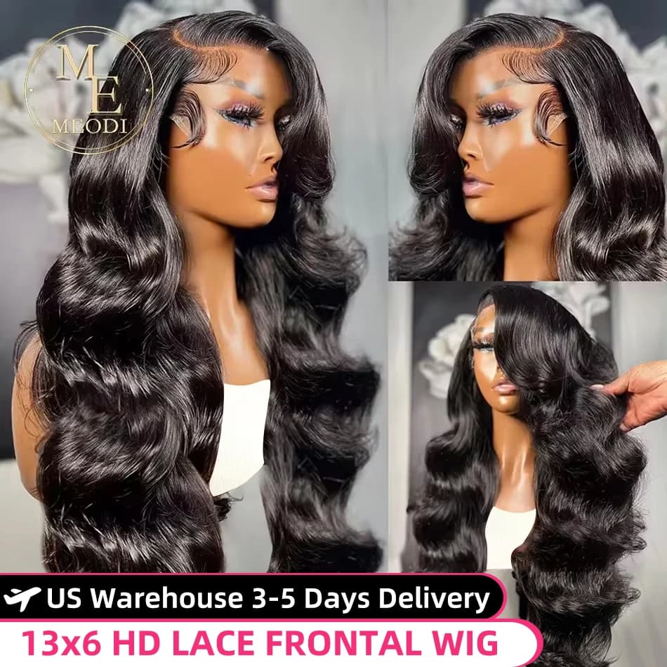 40 Inch Body Wave 13x6 Hd Lace Frontal Wig Human Hair 13x4 Hd Pre Plucked Lace Wigs For Women Brazilian 360 Lace Front Hair Wigs