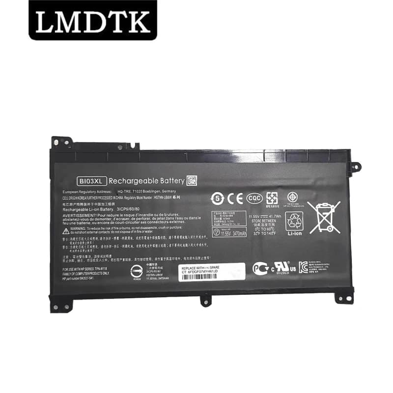 LMDTK New BI03XL Laptop Battery For Hp Pavilion X360 M3-U U000 13-U 14-AX001LA
