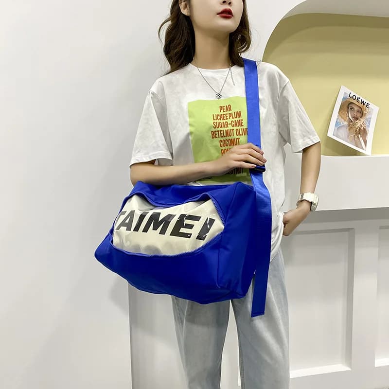 Korean style fashion new high-capacity outdoor sports fitness short trip travel bag Yoga Bag