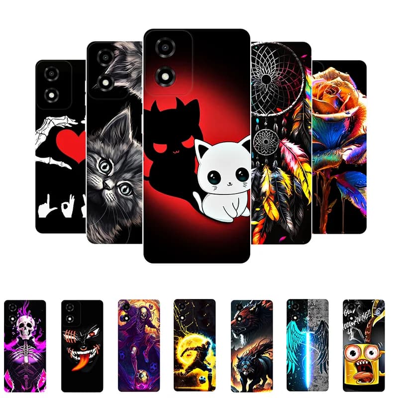 For Moto E14 Case E 14 Funny Cute Silicone Soft Back Case for Motorola Moto E14 Cover MotoE14 Shockproof Bumper