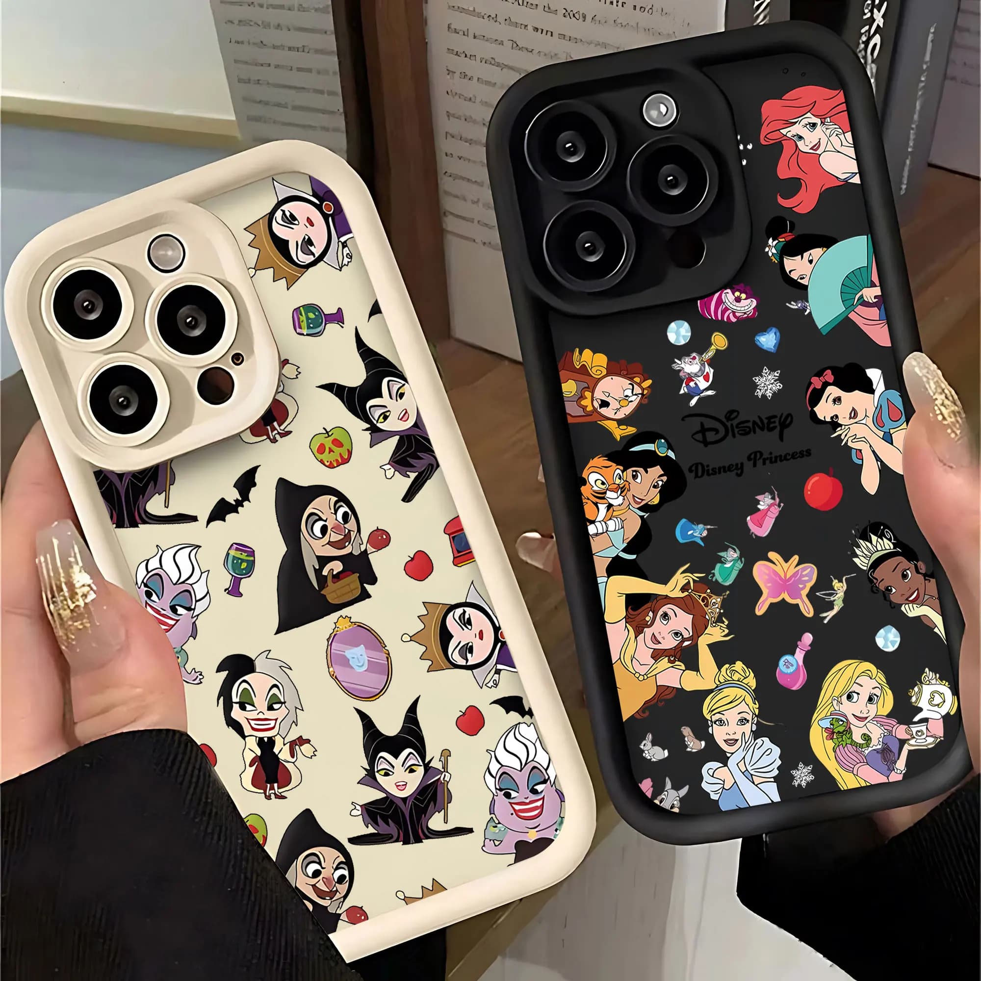Disneys Hot Princess Witch Phone Case for OPPO Realme 12 8 8i 7i 11 C11 C12 C15 C20 C21Y C31 C33 C35 C53 C55 4G 5G Cover