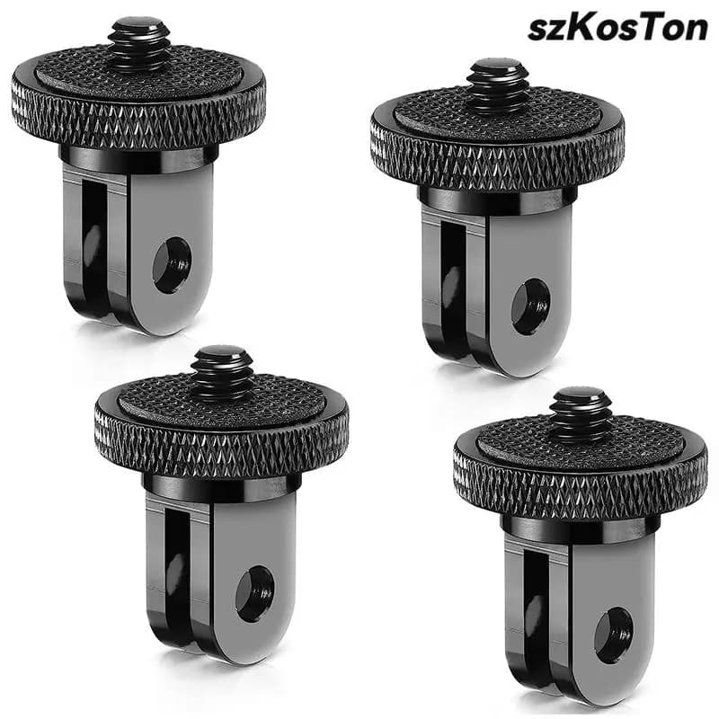 1/4 Screw Converter Mini Tripod Adapter for GoPro 13 12 11 10 9 Insta360 X5 X3 X4 DJI Action 5 Pro 4 3 Camera Go Pro Accessories
