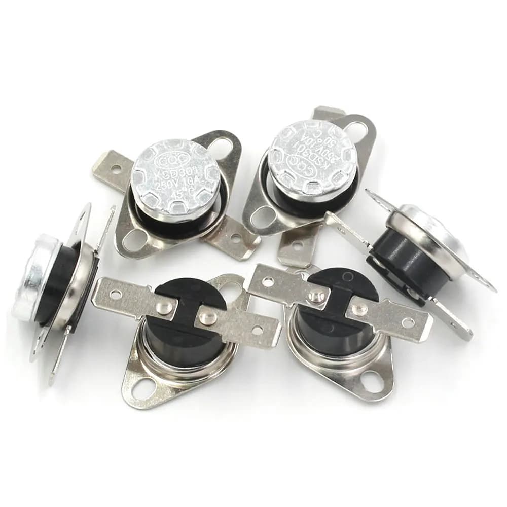 Bimetal thermostat KSD301 0C~200C Temperature Switch Thermal Control 45C 60C 70C 85C 95C 105C 125C 135C 145C 160C 195C Degree