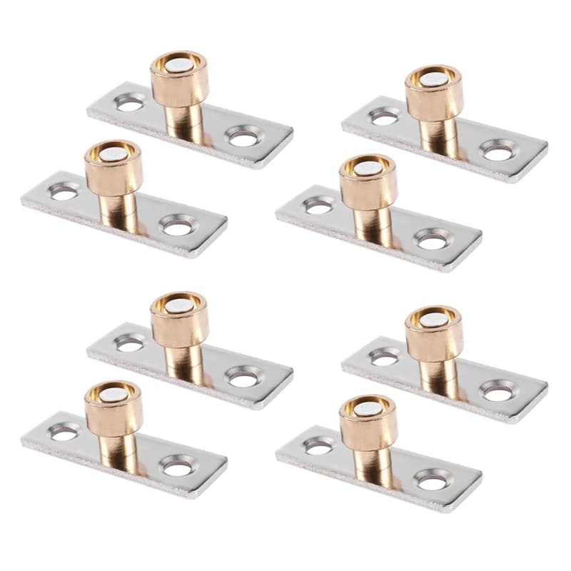 12Mm Diameter Wooden Sliding Door Guide Metal Locator Stopper 8Pcs