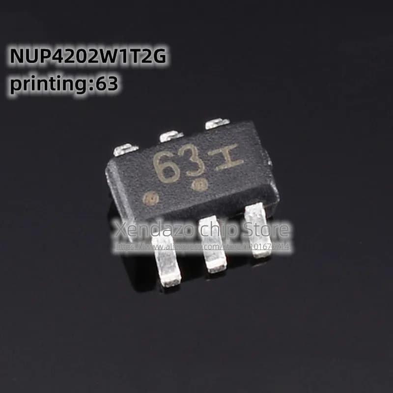 20pcs/lot NUP4202W1T2G NUP4202W Silk screen printing 63 SOT-363 package Original genuin Transient voltage suppression chip