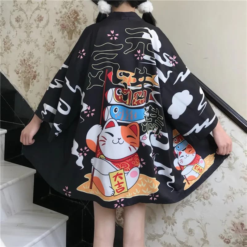 Women's Kimono Cardigan Japanese Clothing Haori Obi Yukata Female Beach Summer Kimono for Women Cosplay Harajuku Cardigan