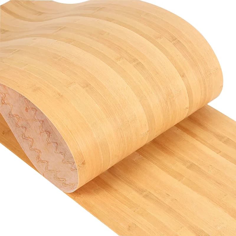 Natural Bamboo veneer Structural design Timber DIY Handmade veneer Handmade Veneer   L2500mm W380mm T0.2mm