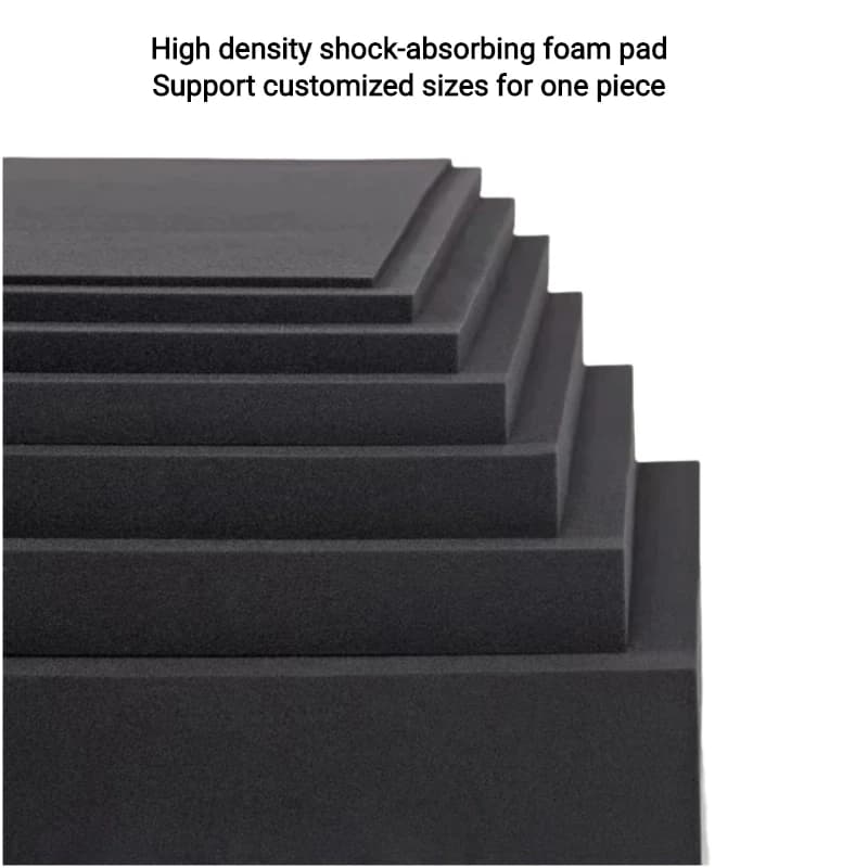 50x30cm High Density Foam Pad Toolbox Shock-Absorbing Sponge Sheet Hard Flight Case Shadow Foams Toolkit Tools Organizer 45x35cm