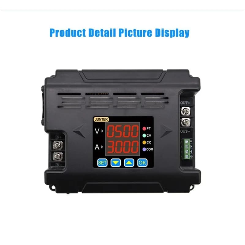 JUNTEK DPH8909 96V 9.6A DC Power Supply 485 Communication Voltmeter Constant Current Programmable Buck voltage Converter Module