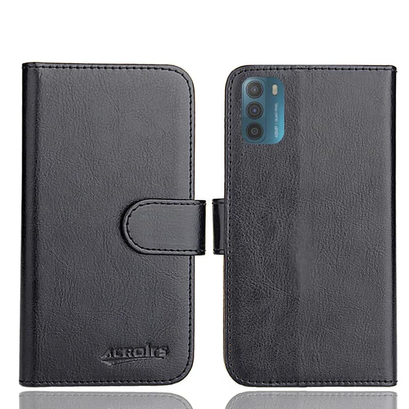 For Motorola Moto G50 Snapdragon 480 Case 6.5" 6 Colors Luxury Flip Soft Leather Phone Protective Card Wallet Cover Bags