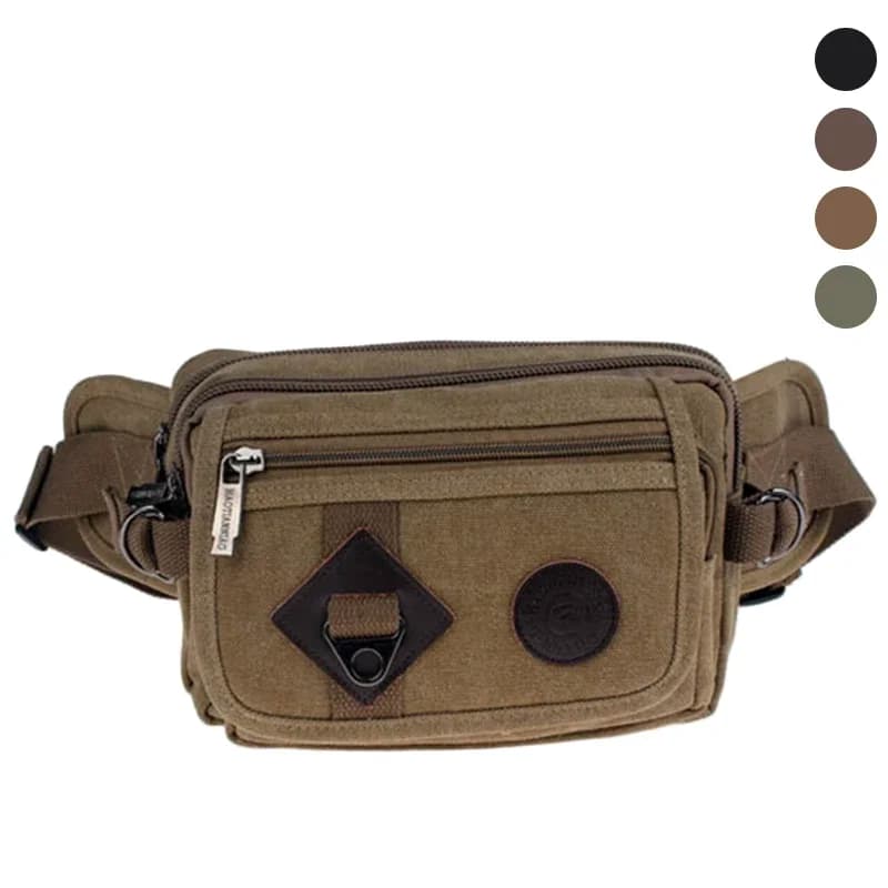 Waist Bag for Men Belt Bag Anti-theft Pack Male Crossbody Bag Outdoor Running Riding Pouch Compact Japanese Style Fanny Pack