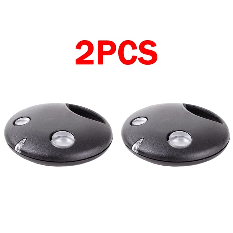 2PCS Garage Door Controls Command 2 Buttons SMILO SM2 SM4 Gate Remote Control Keychain 433MHz Garage Door Commands