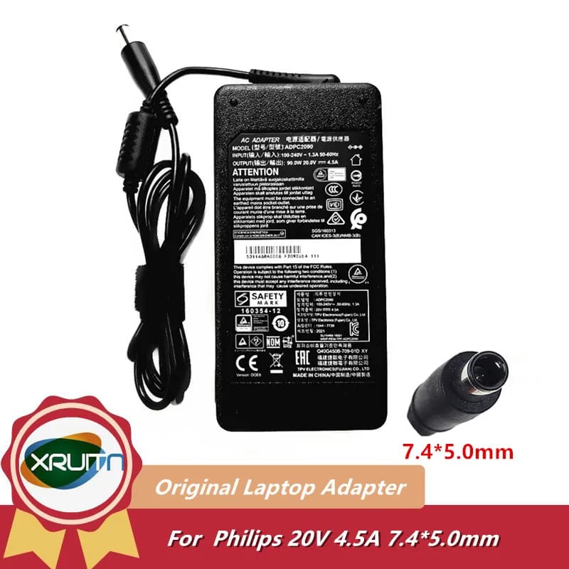 Genuine ADPC2090 AC DC Adapter 20V 4.5A 90W Charger For AOC AG251FZ CQ27G2U AG272QCX MSI OPTIX MPG27CQ XG3420C AG251FZ2 C3583FQ