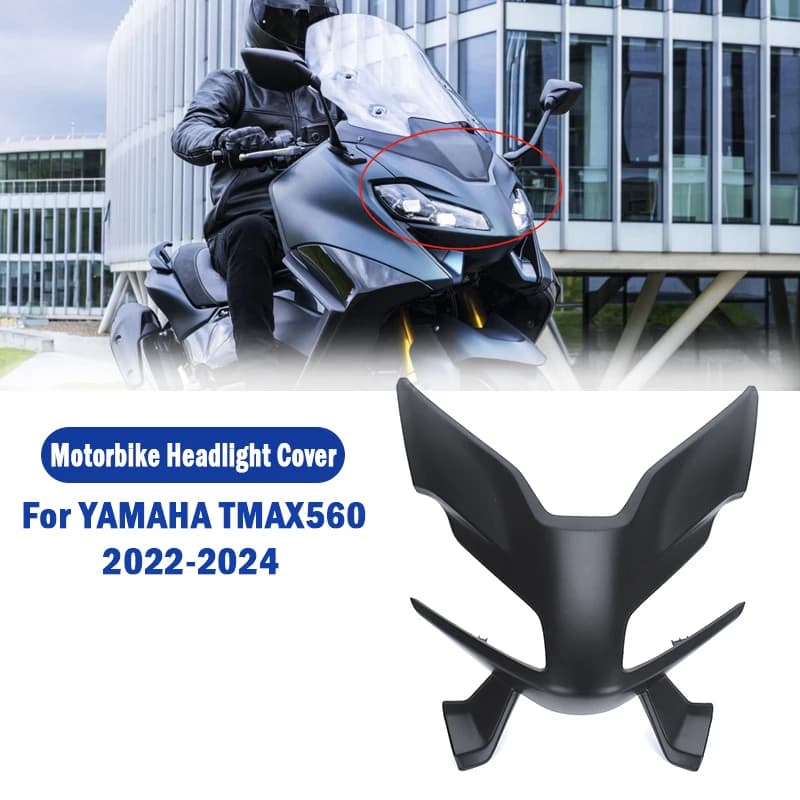 For YAMAHA T-MAX560 2022 2023 Front Headlight Upper Side Panel Cover Cowl Accessories Motorcycle Fairing TMAX 560 Body Fairing