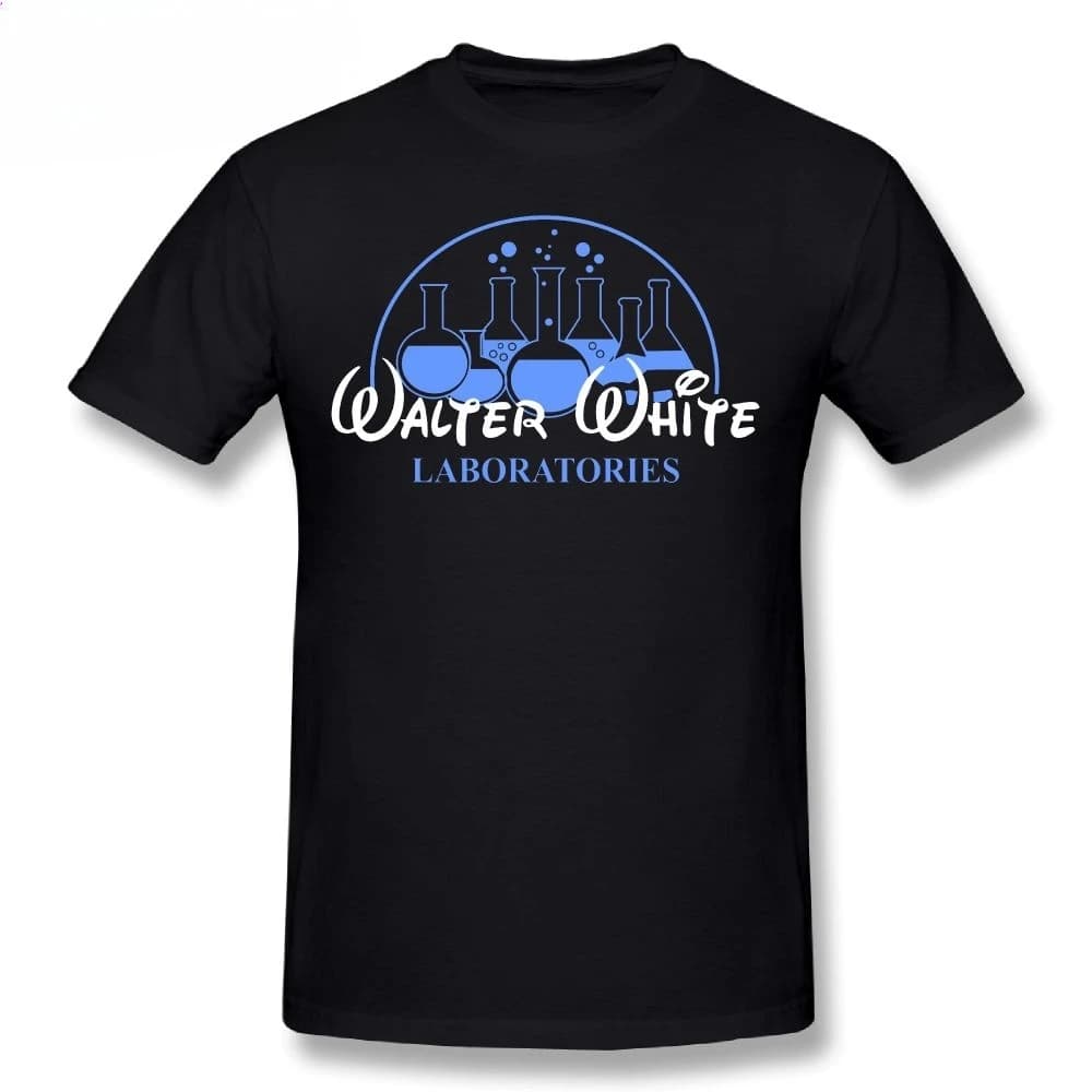 Men's Walter White Laboratories T Shirt Breaking Pinkman Bad AMC Heisenberg Mr White Cotton Tops T-Shirts men clothing